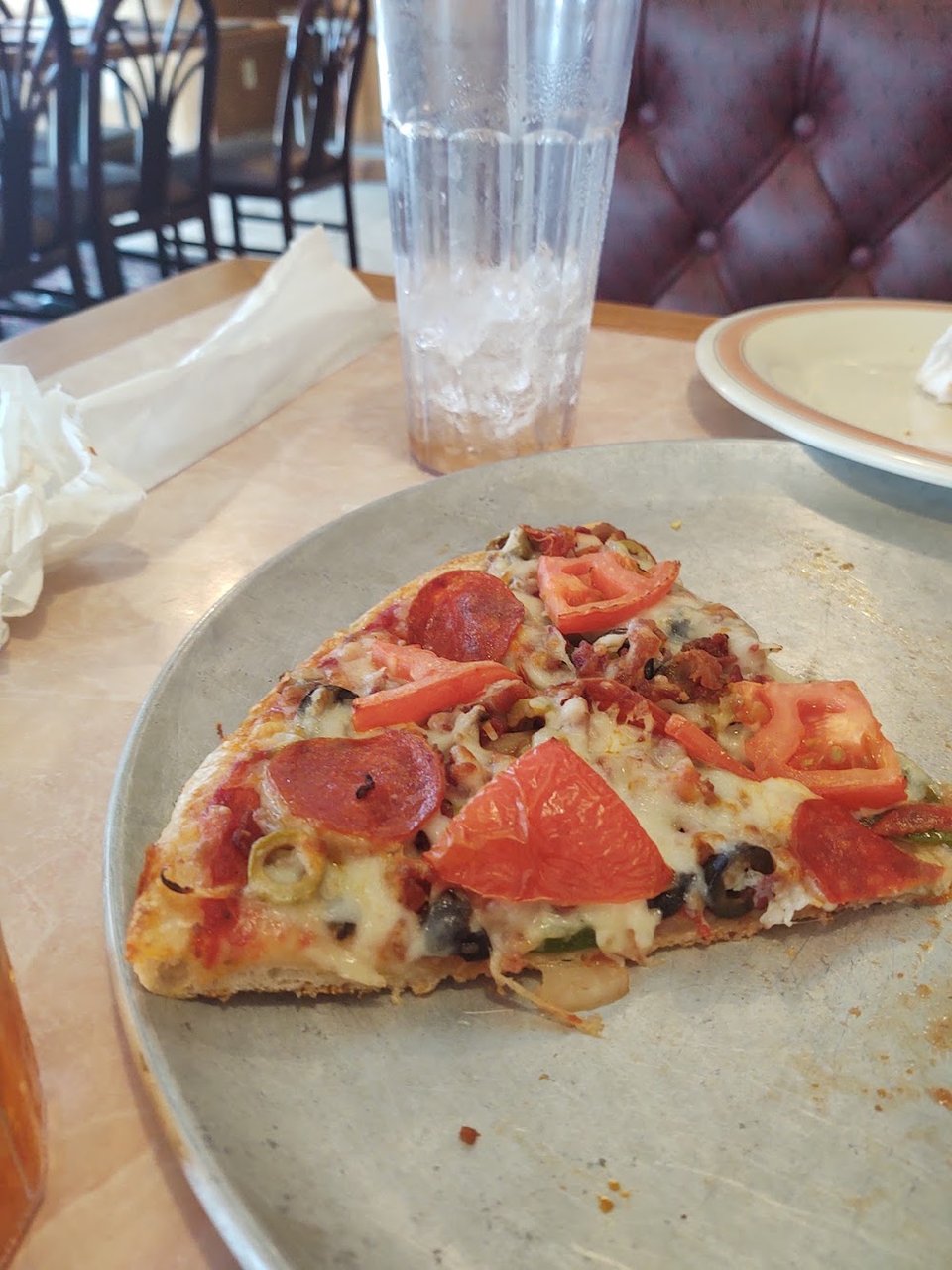 Veggie with Bacon and Pepperoni Pizza
